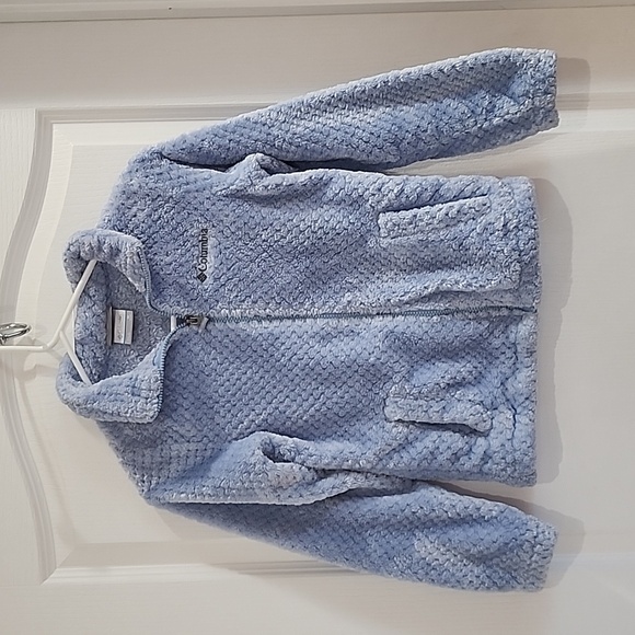 Columbia Blue girls 10/12 fleece jacket - Picture 1 of 4